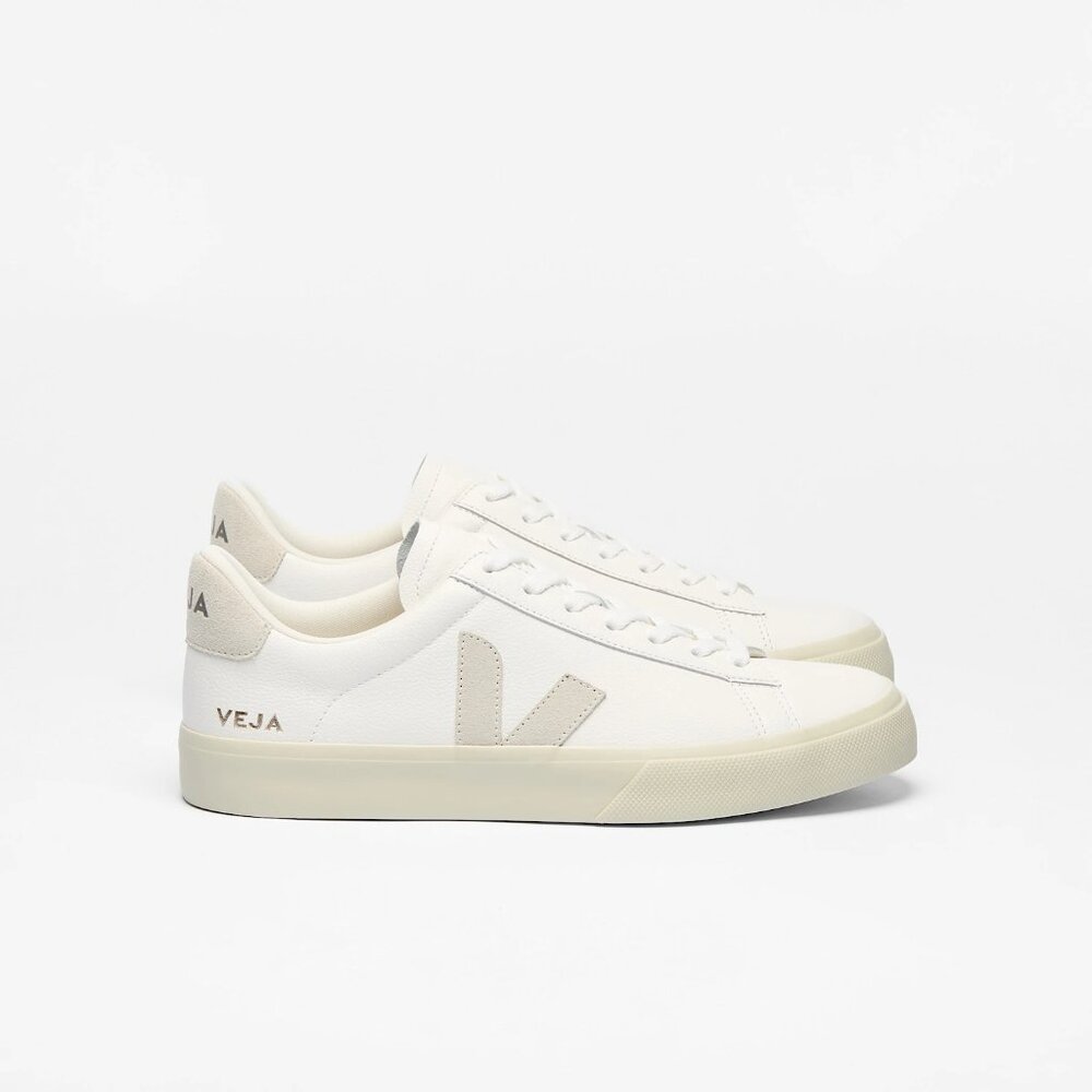 Veja Campo Leather in White Natural - Picture 1 of 4
